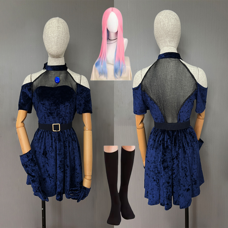 Anime Cosplay Blue Hair - Anime Alien Stage Mizi Cosplay Costume
