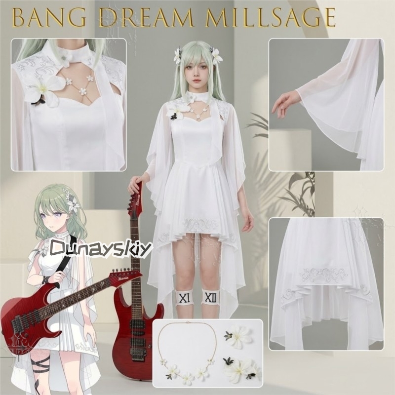 Anime Cosplay Outfits Female - BanG Dream millsage Izawa Natsume Guitarist