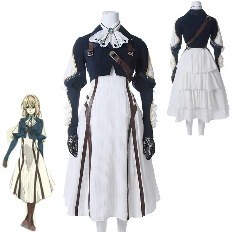 Violet Evergarden Cosplay Cost - огляд і ціна Violet Evergarden Dress
