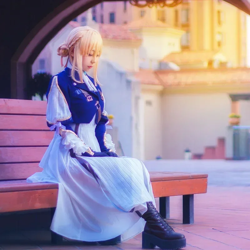Violet Evergarden Cosplay Cost - огляд і ціна Violet Evergarden Dress