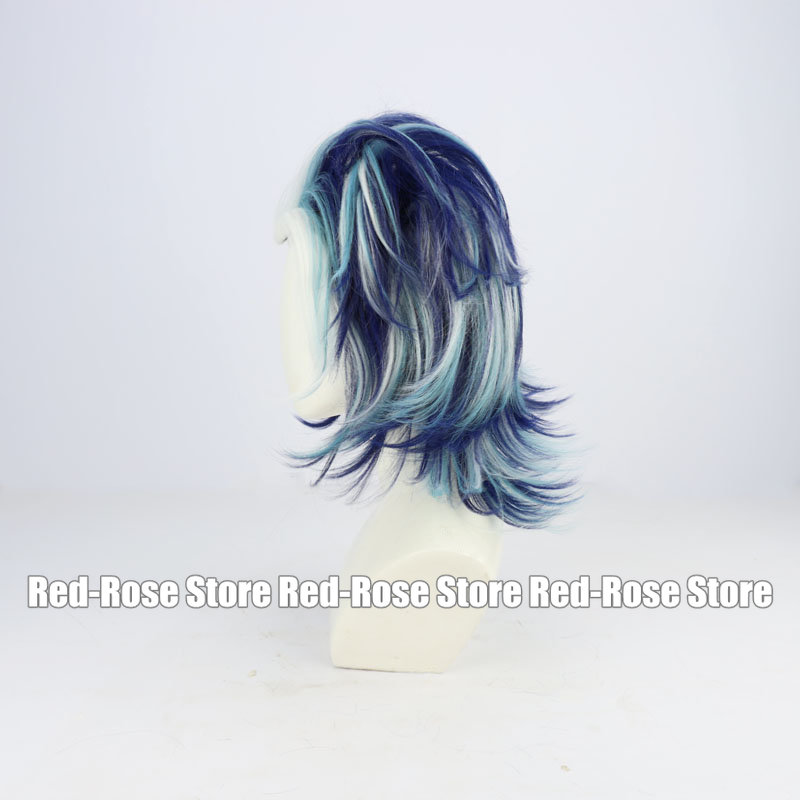 Taiju Shiba Cosplay Wig Mixed  - огляд і ціна Anime Cosplay Blue Hair