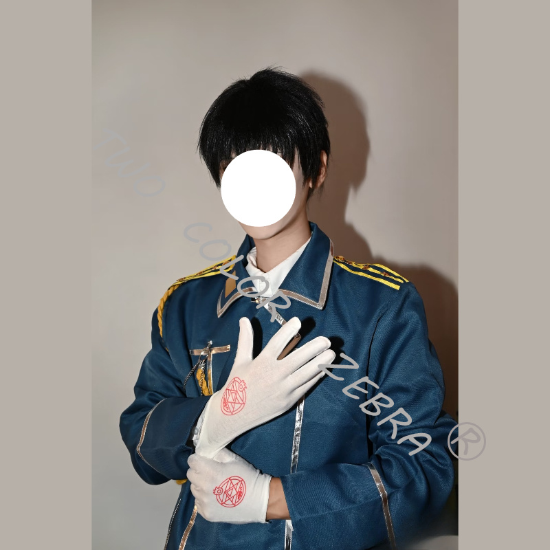 Roy Mustang Blue Military Tren - огляд і ціна Fullmetal Alchemist Coat
