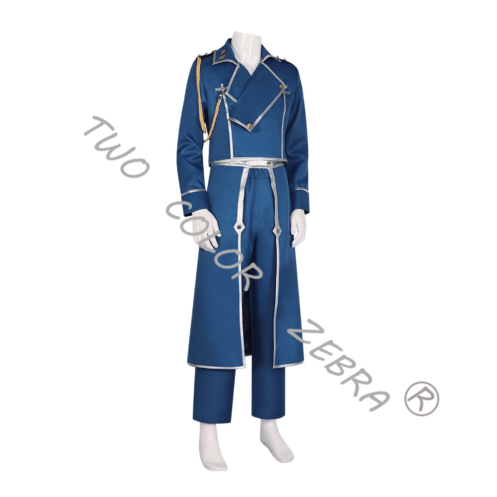 Roy Mustang Blue Military Tren - огляд і ціна Fullmetal Alchemist Coat