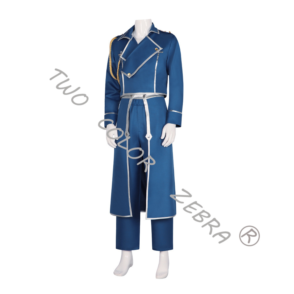 Roy Mustang Blue Military Tren - огляд і ціна Fullmetal Alchemist Coat