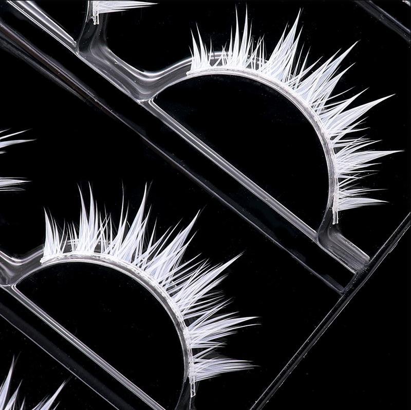 White False Eyelashes Cosplay  - огляд і ціна Anime Cosplay Lashes