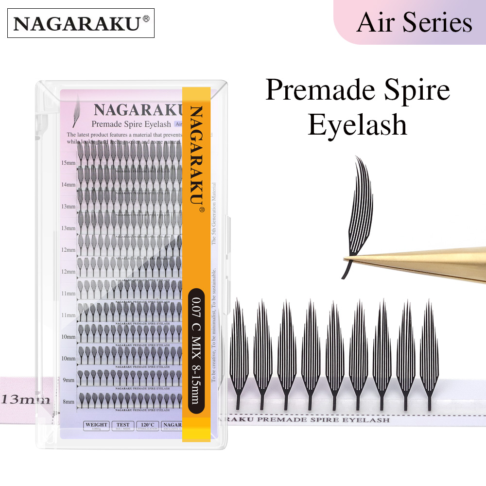 NAGARAKU Premade Spire Eyelash - огляд і ціна Anime Cosplay Lashes