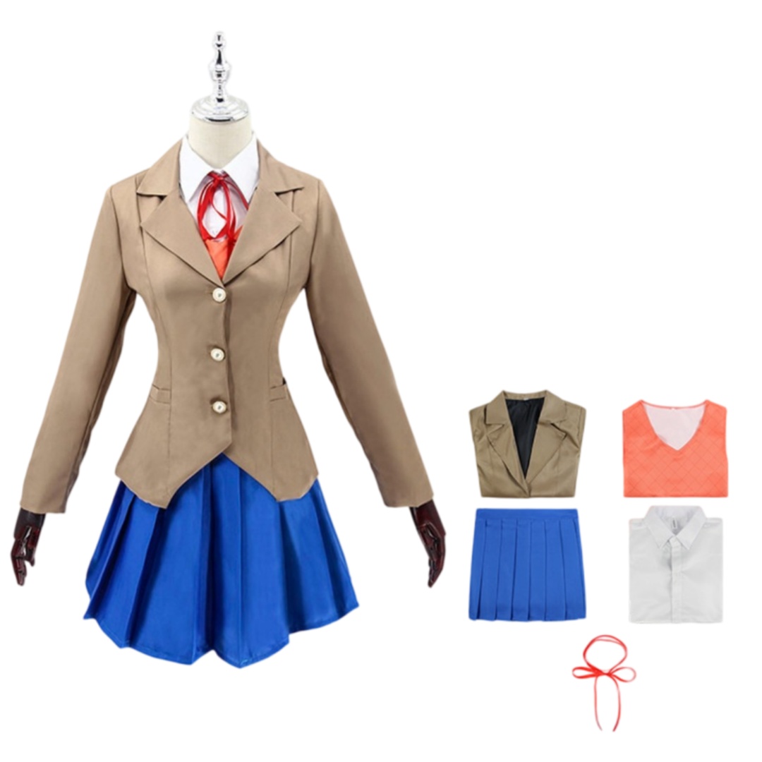 Monika Cosplay Costume Literat - огляд і ціна Anime Cosplay Show