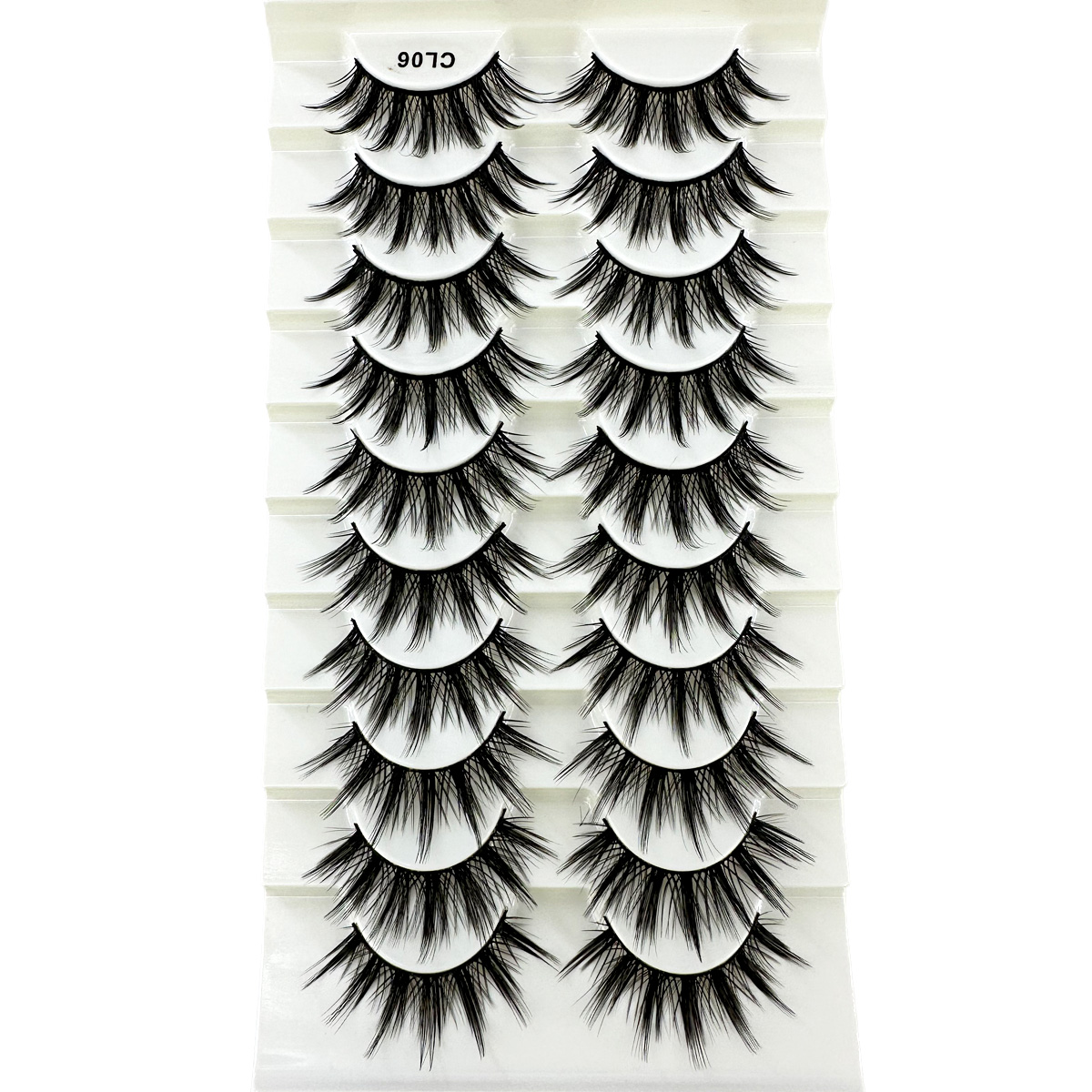 New 10pairs Eyelashes Manga La - огляд і ціна Anime Cosplay Lashes
