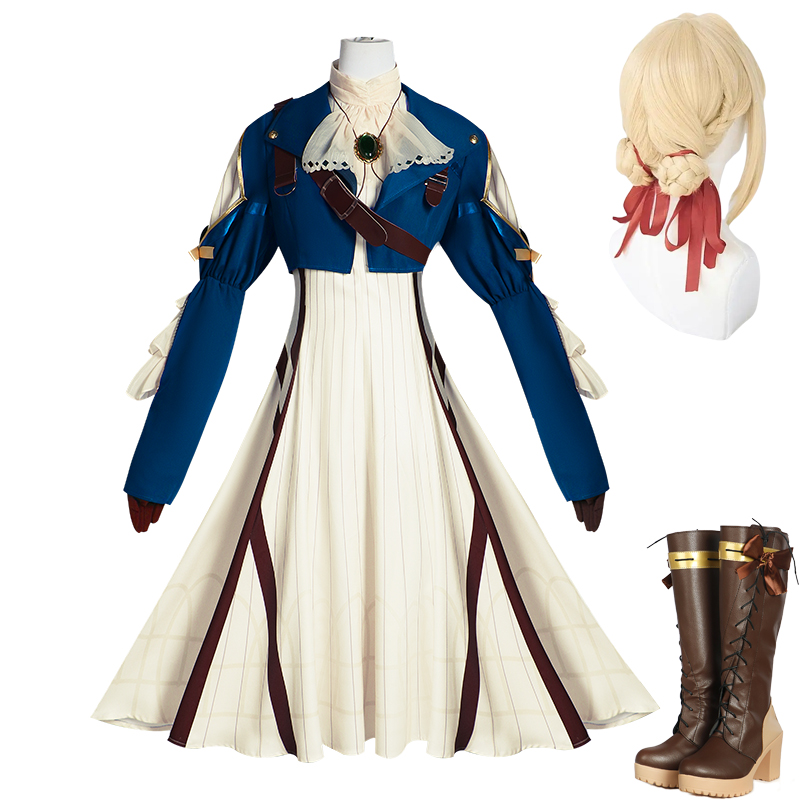 Violet Evergarden Cosplay Cost - огляд і ціна Violet Evergarden Dress