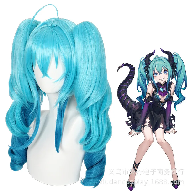V family Comic Miku Cosplay Wi - огляд і ціна Anime Cosplay Blue Hair