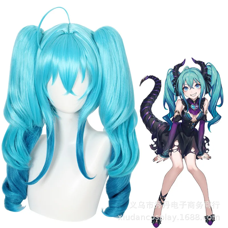 V family Comic Miku Cosplay Wi - огляд і ціна Anime Cosplay Blue Hair
