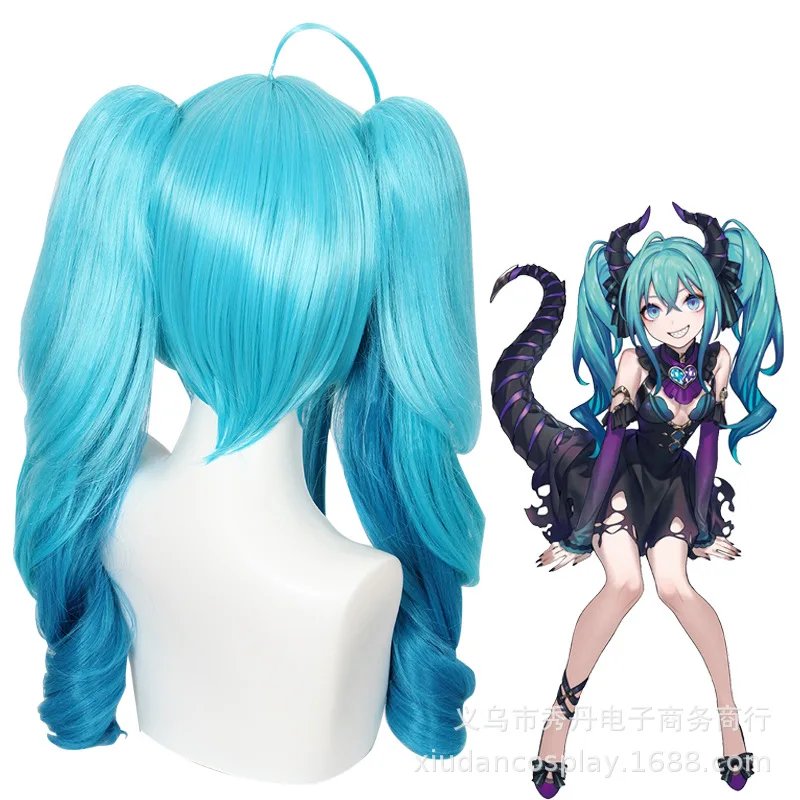 V family Comic Miku Cosplay Wi - огляд і ціна Anime Cosplay Blue Hair