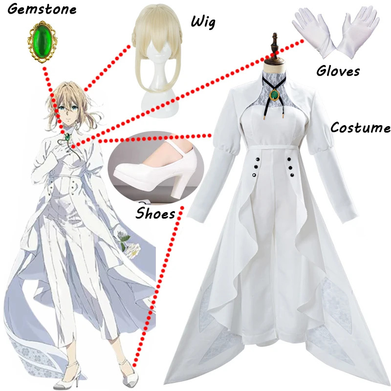 Anime Violet Evergarden Cospla - огляд і ціна Violet Evergarden Dress