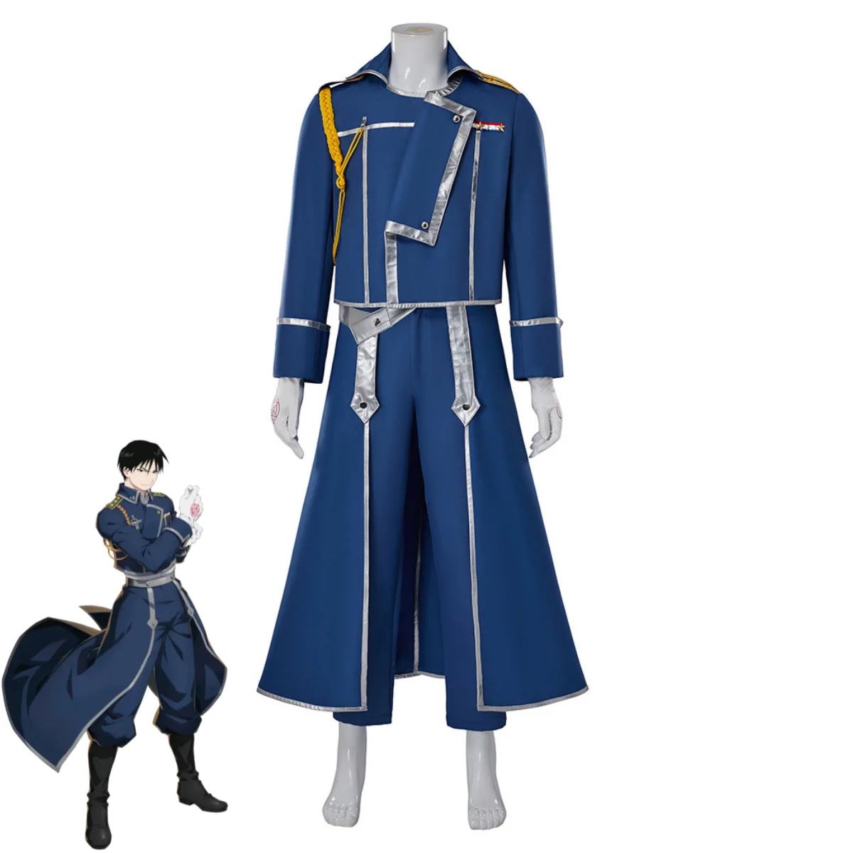Blue Fight Military Uniform Co - огляд і ціна Fullmetal Alchemist Coat