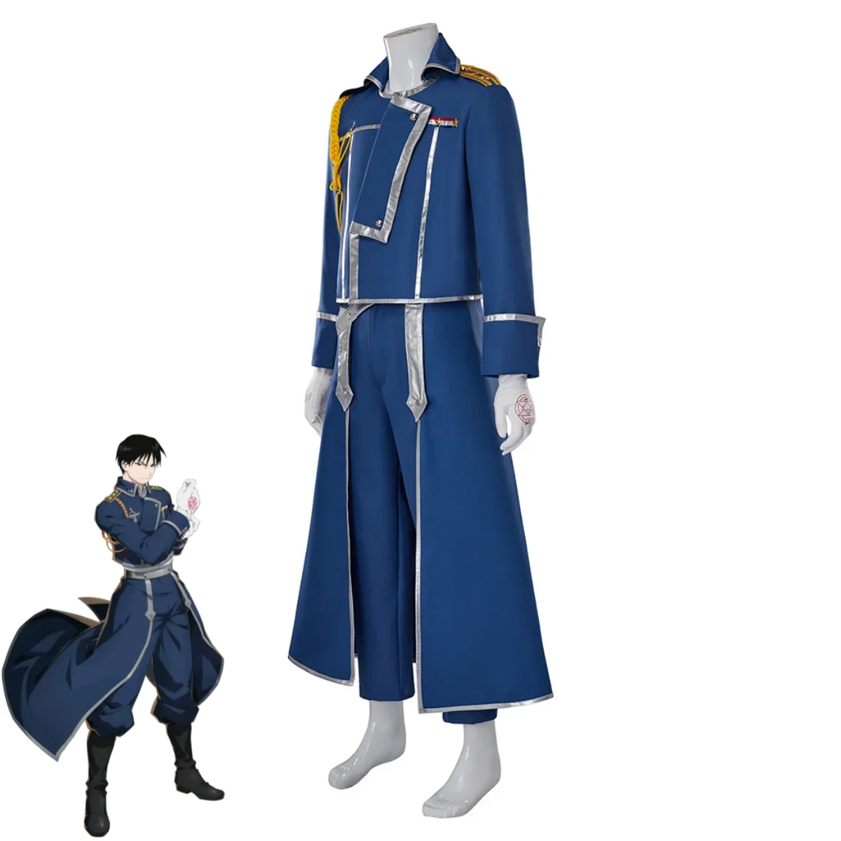 Blue Fight Military Uniform Co - огляд і ціна Fullmetal Alchemist Coat
