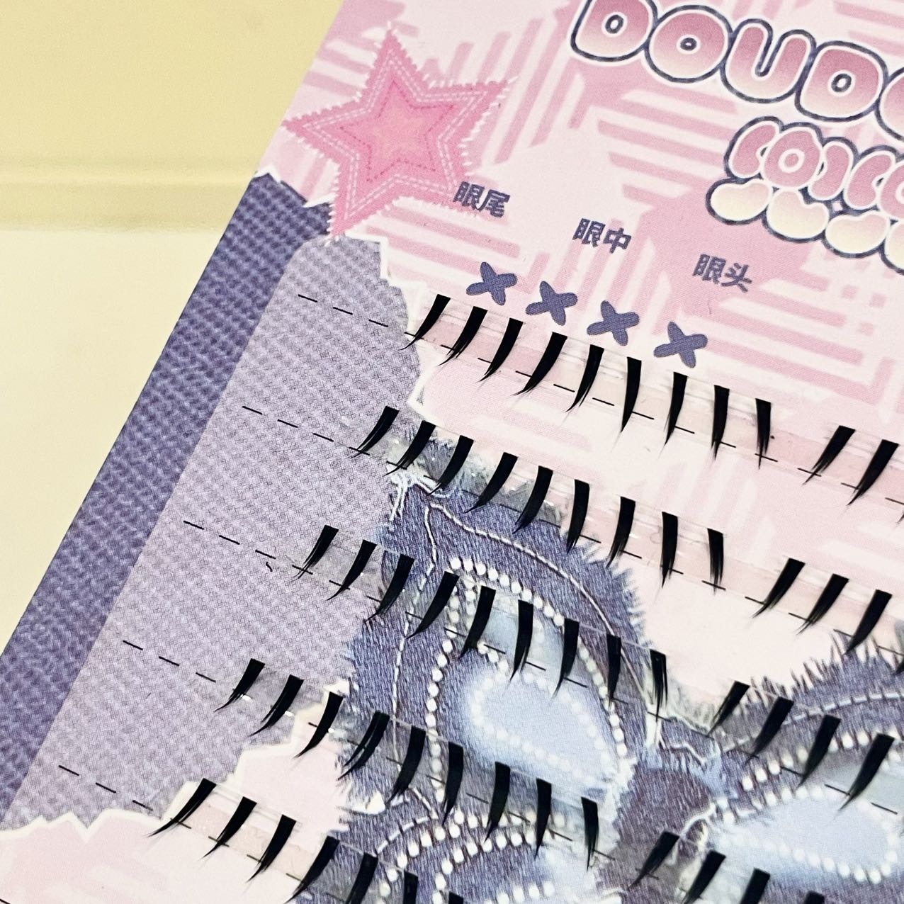 Doudoutian Glossy Wet Spiky Ti - огляд і ціна Anime Cosplay Lashes