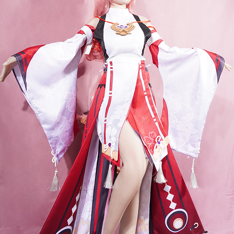 Yae Miko Cosplay Costume Impac - огляд і ціна Anime Cosplay In Chinese