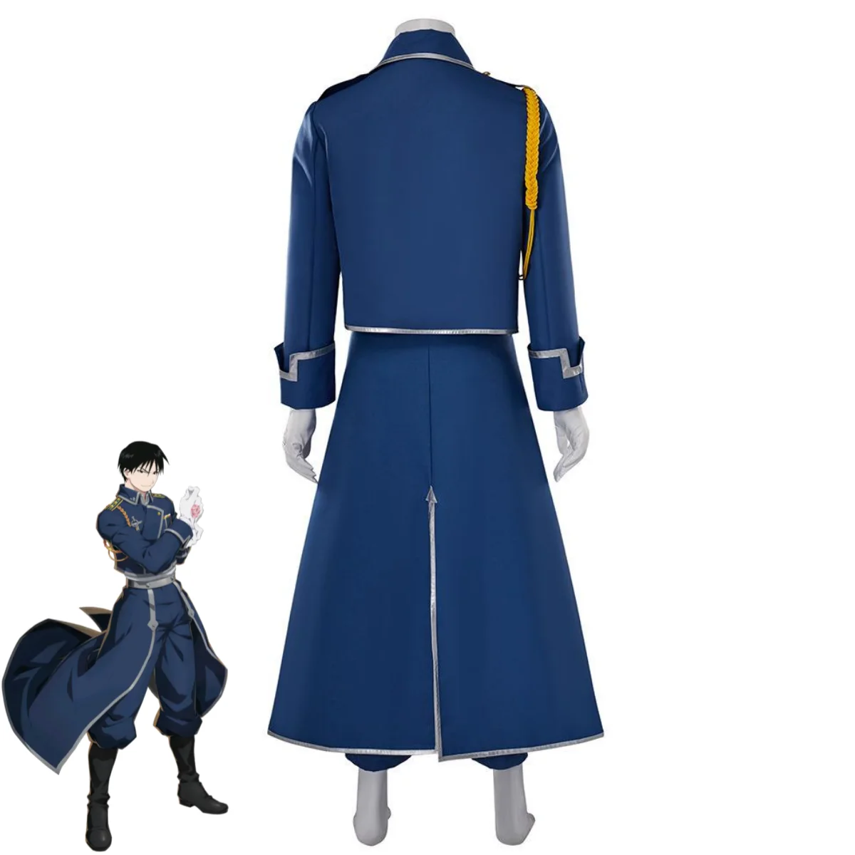 Roy Mustange Cosplay Costume B - огляд і ціна Fullmetal Alchemist Coat